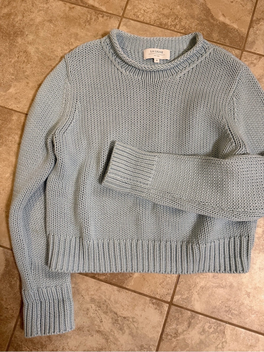 La Ligne Solid Mini Marina in Light Blue